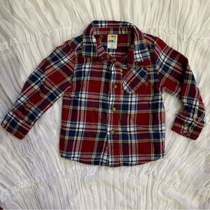 Healthtex Plaid Cotton Flannel Boys Size 2T